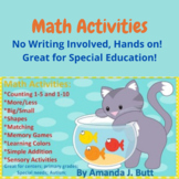 Fish Bowl Math Activities - Preschool; Kindergarten; Autis