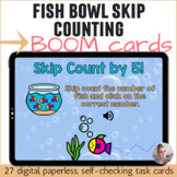 Fish Bowl Skip Counting by 5s Digital Task Cards with Boom Cards