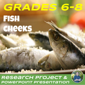 Preview of Fish Cheeks Research Project and Powerpoint Presentation