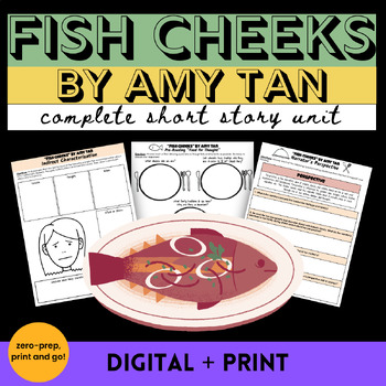 Preview of Fish Cheeks by Amy Tan Short Story Unit Lessons and Activities