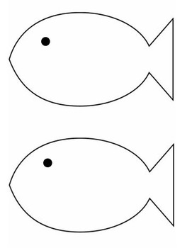 Preview of Fish Coloring Page (Can be used for Simon's Hook Lesson)