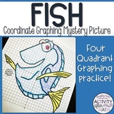 Fish (Blue Tang) Coordinate Graphing Picture