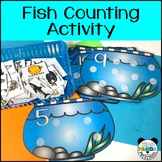 Fish Counting Activity for Preschool - Ocean, Pet, or Fish Theme