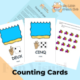 Fish Counting Cards in French