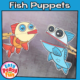 Fish Craft | Fish Clothespin Puppets | Ocean Animals Crafts