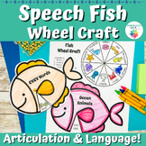 Fish Craftivity Articulation Language Activity Summer Spee