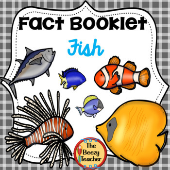 Preview of Fish Fact Booklet | Nonfiction | Comprehension | Craft