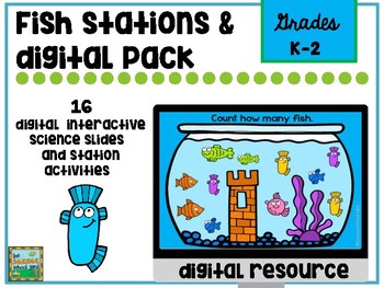 Preview of Fish Fun Science and STEM Pack with Digital Slides