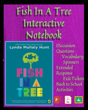 Preview of Fish In A Tree Interactive Notebook