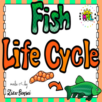 Preview of Fish Life Cycle Science Pack 2nd Grade Flip Book Included