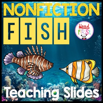 Preview of Fish Nonfiction Digital and Printable Slides, Books, and Activities