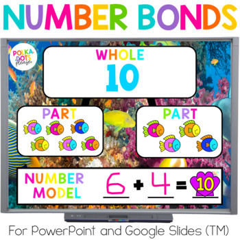 Preview of Fish Number Bonds Addition and Subtraction for Google (TM) & PowerPoint
