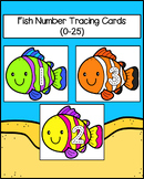 Fish Number Tracing Cards (0-25)