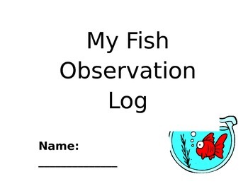 Preview of Fish Observation Journal