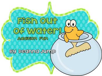 Fish Out of Water!  Math Addition Game Freebie
