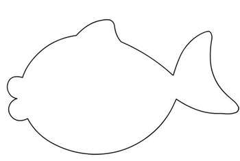 Fish Outline By Spoonful Of Lessons 