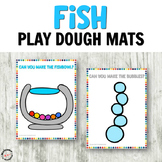 Fish Play Dough Mats for Fine Motor Centers