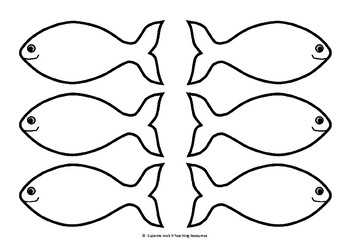 Fish Templates by Suzanne Welch Teaching Resources | TPT
