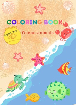 Preview of Fish coloring book: Fish Designs And An amazing Fish coloring book for kids.