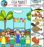 Fish market clip art