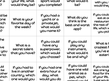 Fishbowl Questions by Teach with Miss Christopher | TPT