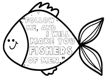 35 Fishers Of Men Coloring Sheet - Loudlyeccentric