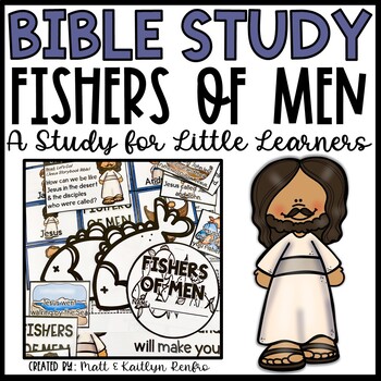 Preview of Fishers of Men Bible Lessons Kids Homeschool Curriculum | Sunday School