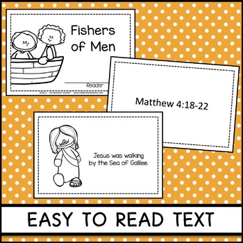 Fishers of Men Emergent Reader (Distance Learning) | TpT