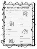 Fishin' For Root Words Prefix and Suffix Activity Pack--3 