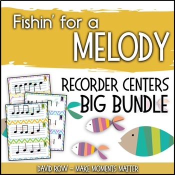 Preview of Fishin’ For a Melody BUNDLE!  Recorder Improvisation Stations