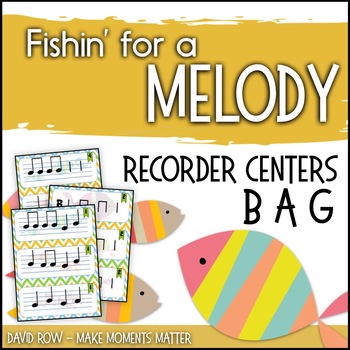 Preview of Fishin' For a Melody with B, A, and G! Recorder Improvisation and Station Games!