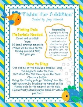 Fishin' for Addition: An Interactive Way to Learn by Joey Udovich