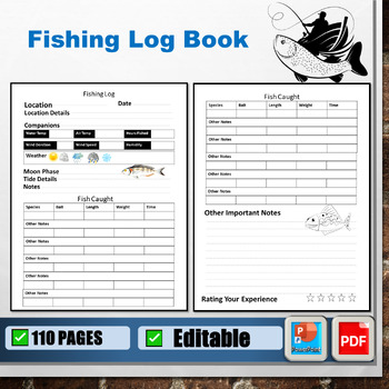 Fishing Log Book: Recording Your Angling Adventures by Mima Teacher