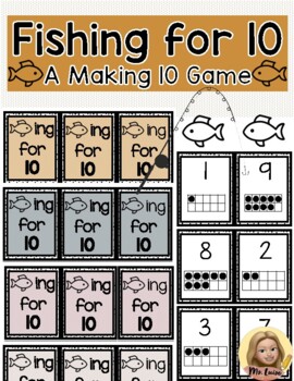 Preview of Fishing for 10: A Making 10 Math Game