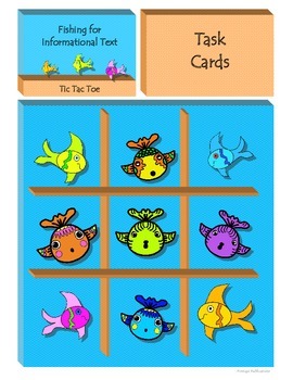 Preview of Fishing for Informational Text Tic Tac Toe
