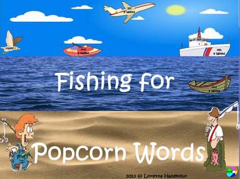 Preview of Fishing for Popcorn words