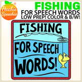 Fishing for Speech Words - Speech Therapy Game Companion