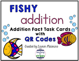 Fishy Addition: Addition Fact Task Cards with QR Codes