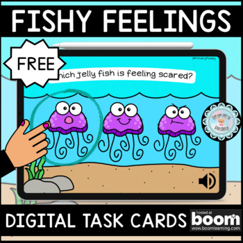 Preview of Fishy Feelings: FREE SEL Boom™ Cards | Digital Resources