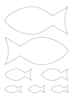 Fishy Learning and Craft Templates by mama4mima | TpT