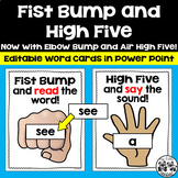 Fist Bump/High Five/Elbow Bump/Air High Five *Sight Words 
