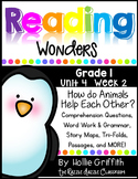 1st Grade Reading Wonders Supplement {Grade 1, Unit 4, Week 2}