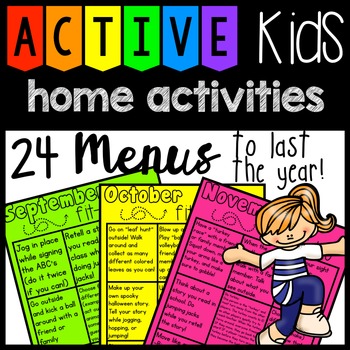 Preview of Play Based Homework ( Year Long homework choice menus )