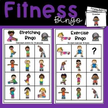 Fitness Bingo by Breaking Barriers | Teachers Pay Teachers