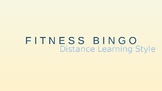 Fitness Bingo Distance Learning