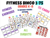Fitness Bingo (LONG VERSION) 1-75  - ALL SUBJECTS - MOVEME