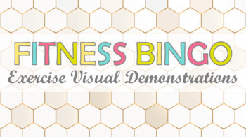 Preview of Fitness Bingo - VISUAL DEMONSTRATION OF EXERCISES