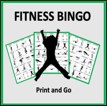 Preview of Fitness Bingo - an exercise game for the classroom or gym