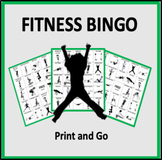 Fitness Bingo - an exercise game for the classroom or gym