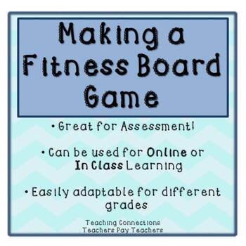 Preview of Fitness Board Game Student Activity: Phys-Ed